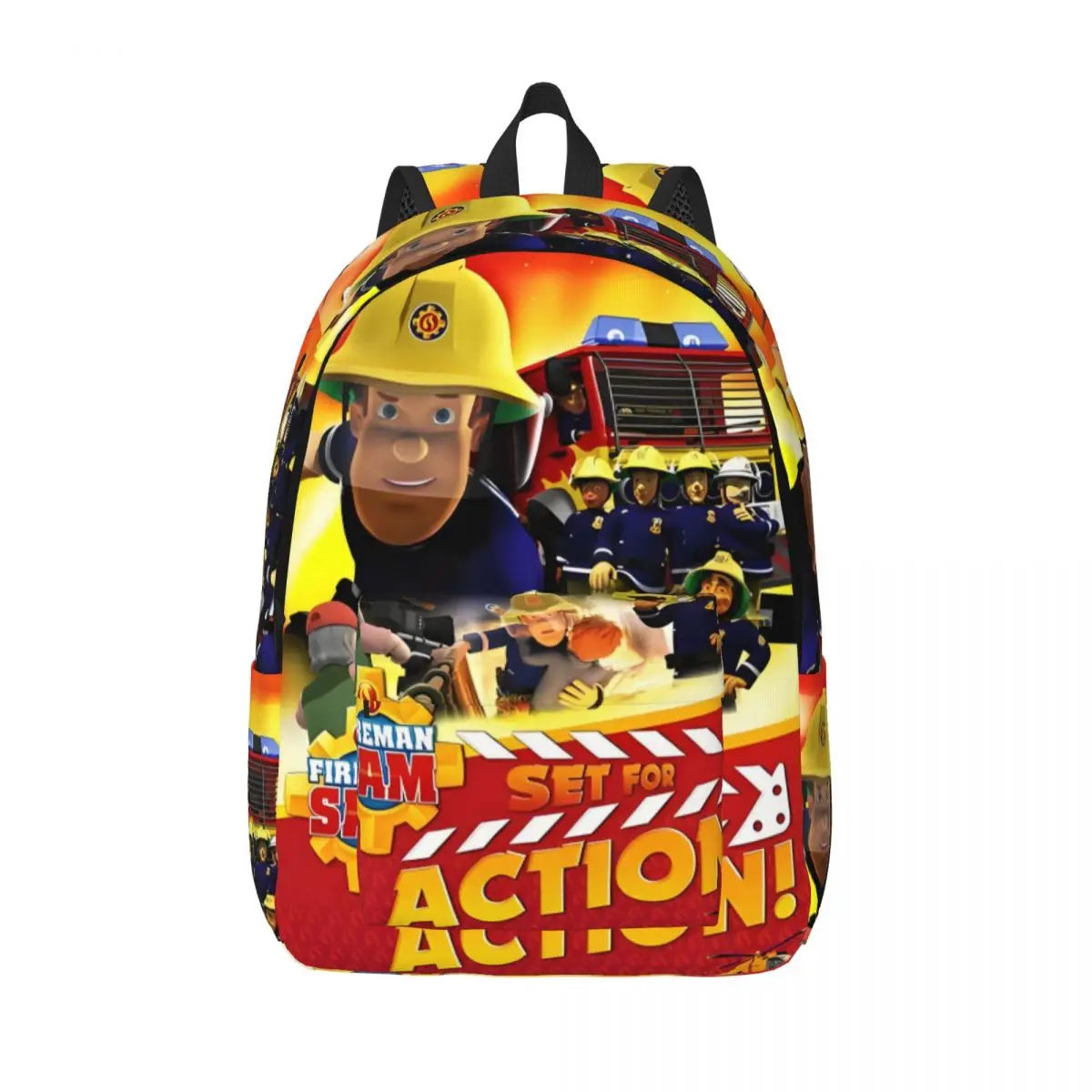 Рюкзак пожарного Сэма для мужчин и женщин, студенческий подростковый походный дорожный рюкзак, холщовые сумки для ноутбука, компьютера, подарок
Рюкзак пожарного Сэма для мужчин и женщин, студенческий подростковый походный дорожный рюкзак, холщовые сумки для ноутбука, компьютера, подарок