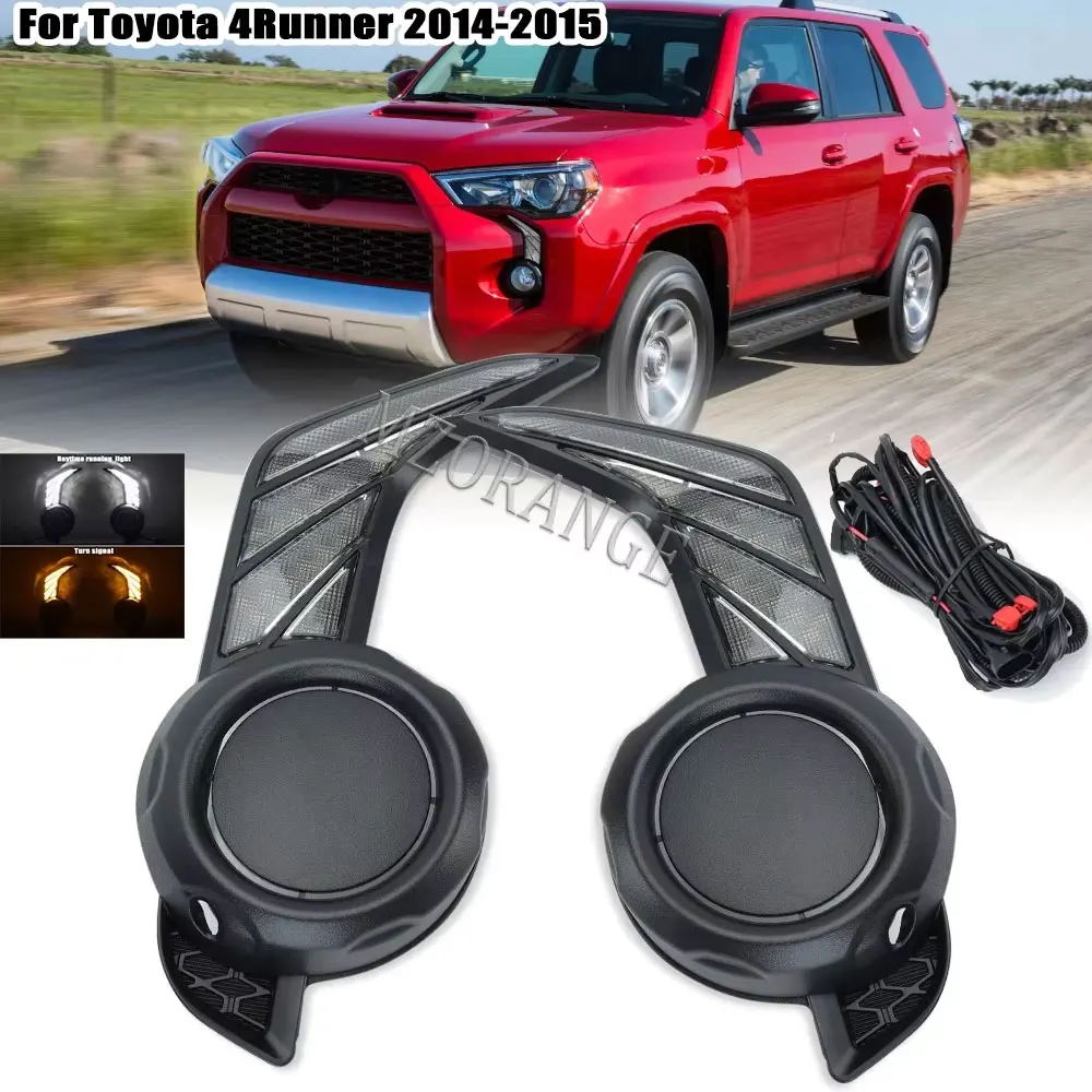 For Toyota 4 Runner 4Runner 2014 2015 Daytime Running Light 1 Pair LED DRL Foglights Fog Lamp Turn Signal Light Accessories
For Toyota 4 Runner 4Runner 2014 2015 Daytime Running Light 1 Pair LED DRL Foglights Fog Lamp Turn Signal Light Accessories