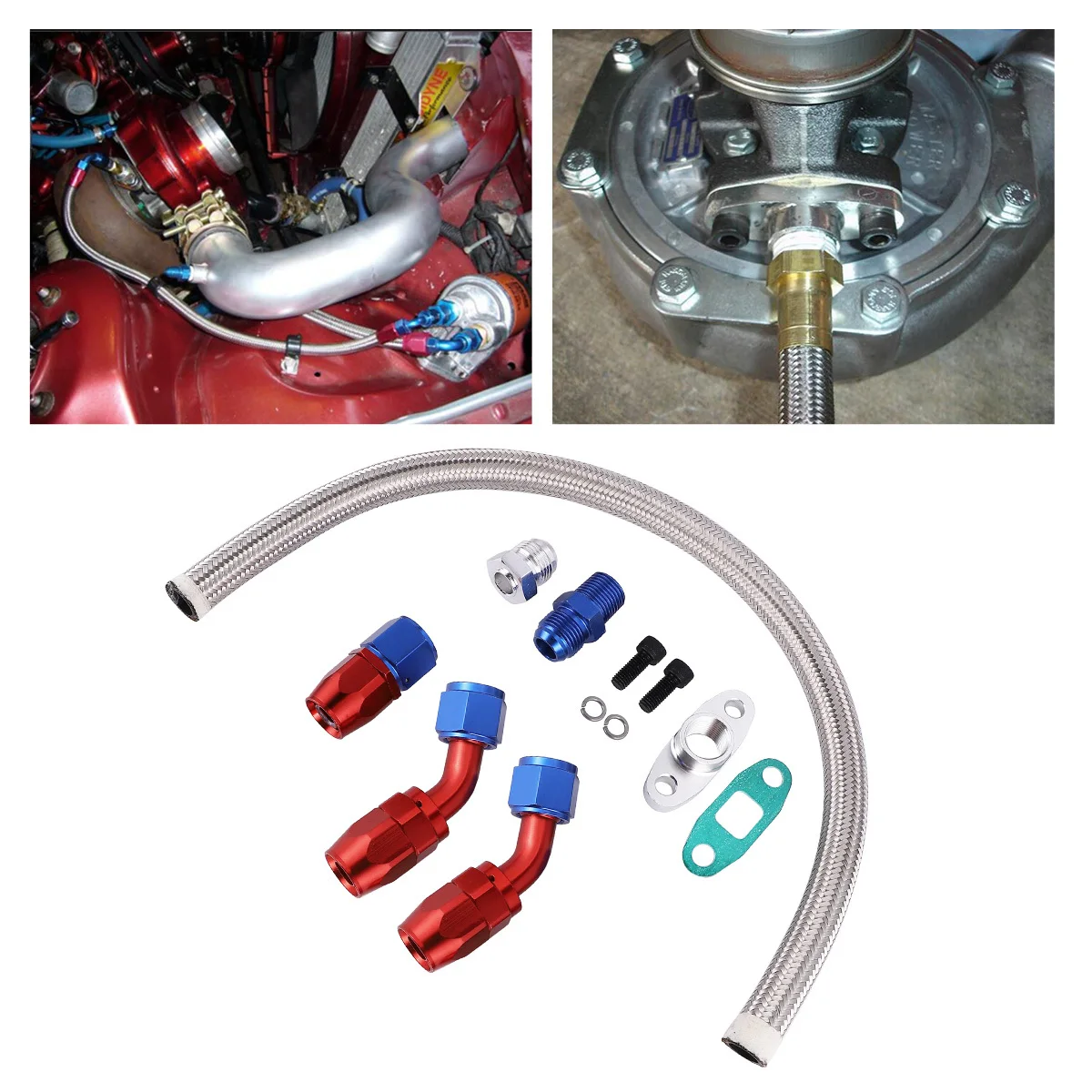 1 комплект масла для универсального турбокомпрессора T3, алюминиевый сплав, обработанный на станке с ЧПУ, плетеные фитинги из нержавеющей стали, анодированное масло
1 комплект масла для универсального турбокомпрессора T3, алюминиевый сплав, обработанный на станке с ЧПУ, плетеные фитинги из нержавеющей стали, анодированное масло