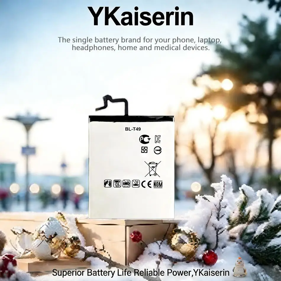 Аккумулятор для мобильного телефона BL-T49 для LG K510 K51S LM-K410BMW LM-K510BMW LM-K510HM, 4000 мАч, высокая емкость
Аккумулятор для мобильного телефона BL-T49 для LG K510 K51S LM-K410BMW LM-K510BMW LM-K510HM, 4000 мАч, высокая емкость