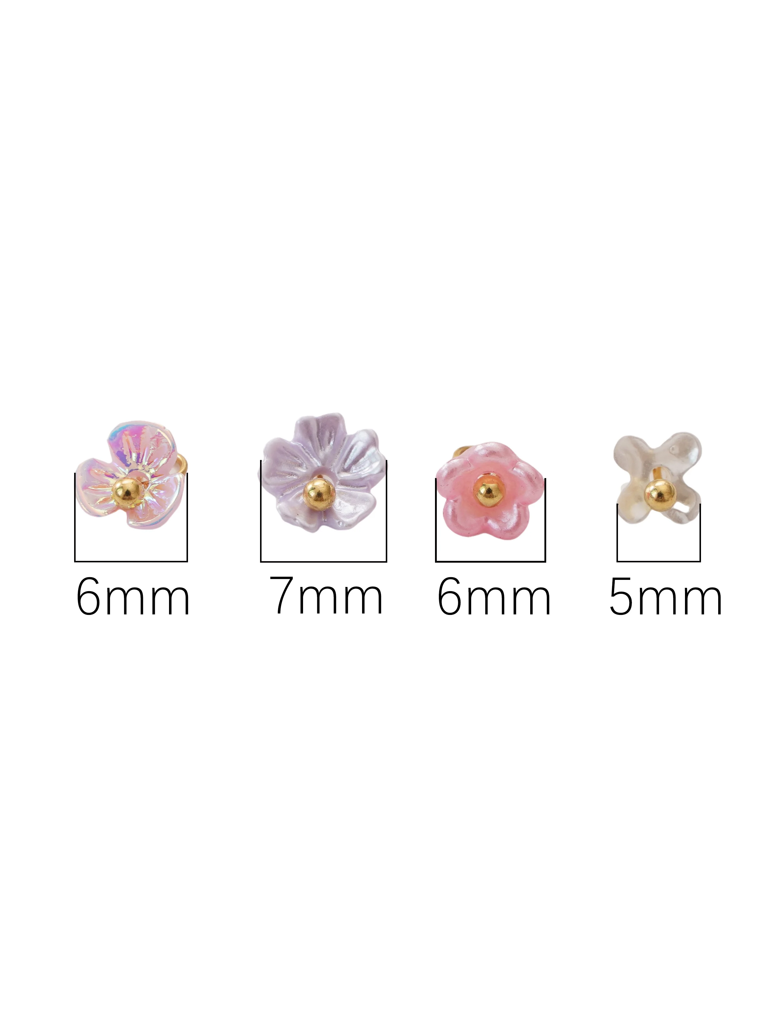 5pcs Resin Imitation Pearl Flower Pendants 6-7mm Diameter Various Colors DIY Jewelry Making Supplies for Bracelets Necklaces
5pcs Resin Imitation Pearl Flower Pendants 6-7mm Diameter Various Colors DIY Jewelry Making Supplies for Bracelets Necklaces