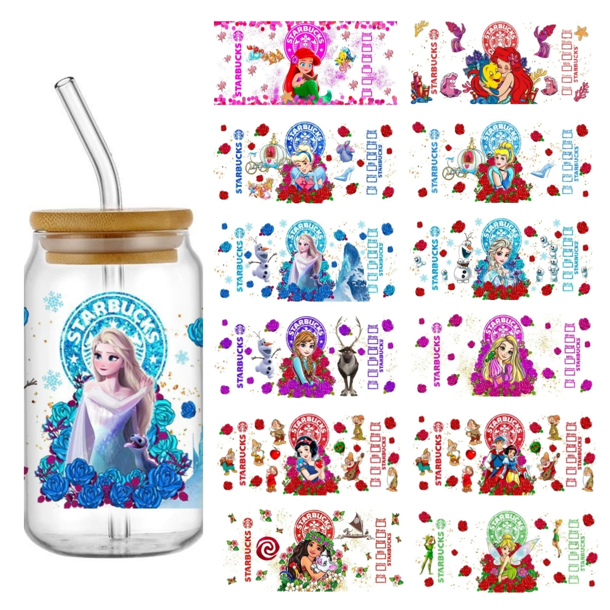 Miniso Frozen princess UV DTF Sticker For 16oz Glass Cup Can Wrap Transfer Decal Sticker Custom Labels DIY Logo Selfadhesive
Miniso Frozen princess UV DTF Sticker For 16oz Glass Cup Can Wrap Transfer Decal Sticker Custom Labels DIY Logo Selfadhesive