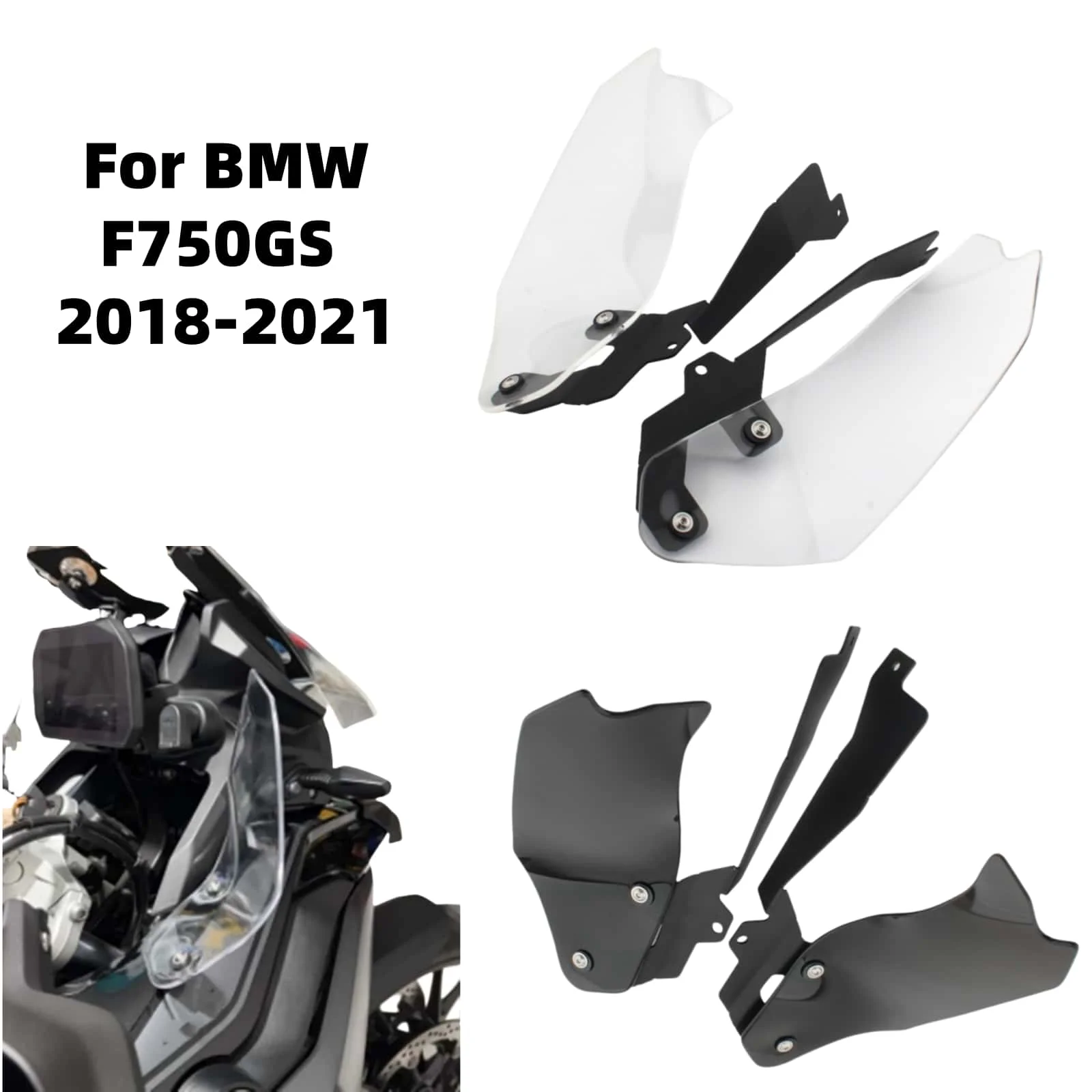 For BMW F750GS F850GS F750 F850 GS 2018-2021 Motorcycle Accessories Wind Deflector Pair Windshield Handguard Cover Side Panels
For BMW F750GS F850GS F750 F850 GS 2018-2021 Motorcycle Accessories Wind Deflector Pair Windshield Handguard Cover Side Panels