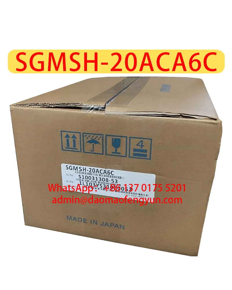 Servo Motor SGMSH-20ACA6C Brand New Original Genuine,In Stock,Fast shipping,SGMSH 20ACA6C
Servo Motor SGMSH-20ACA6C Brand New Original Genuine,In Stock,Fast shipping,SGMSH 20ACA6C