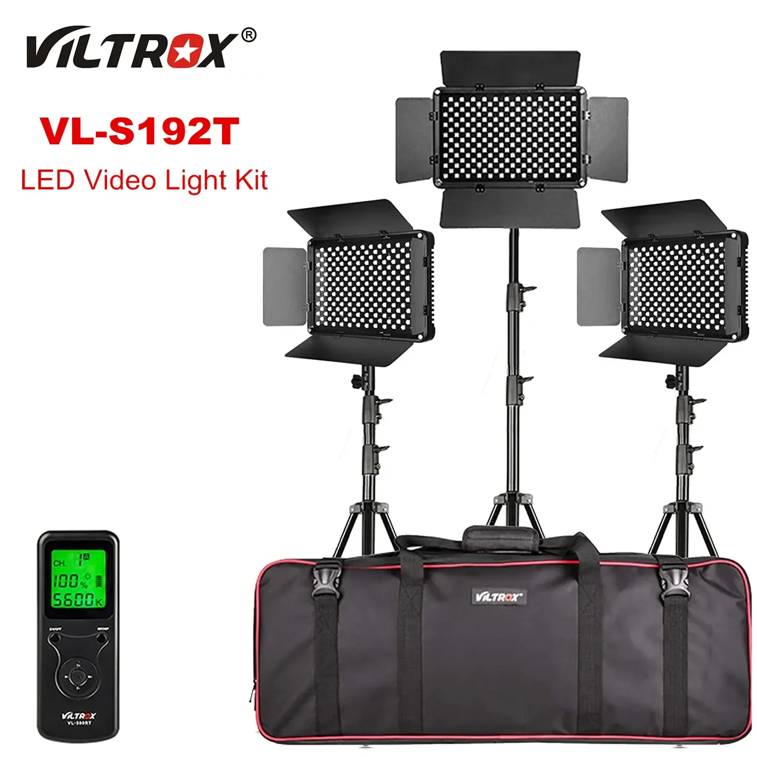 Viltrox VL-S192T LED Video Light Panel Camera Photo Studio Light Bi-color Dimmable Wireless Remote Lighting With Light Stand
Viltrox VL-S192T LED Video Light Panel Camera Photo Studio Light Bi-color Dimmable Wireless Remote Lighting With Light Stand