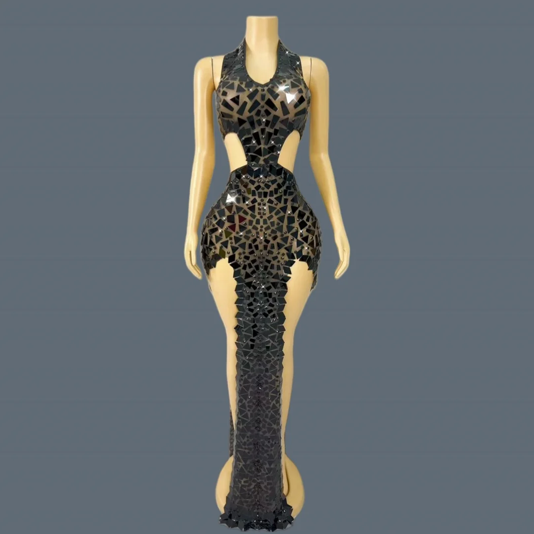 High-end Black Sequins Evening Dress Sexy Women Nightclub Dance Event Show Stage Outfit Birthday Celebrate Party Dress Heipian
High-end Black Sequins Evening Dress Sexy Women Nightclub Dance Event Show Stage Outfit Birthday Celebrate Party Dress Heipian