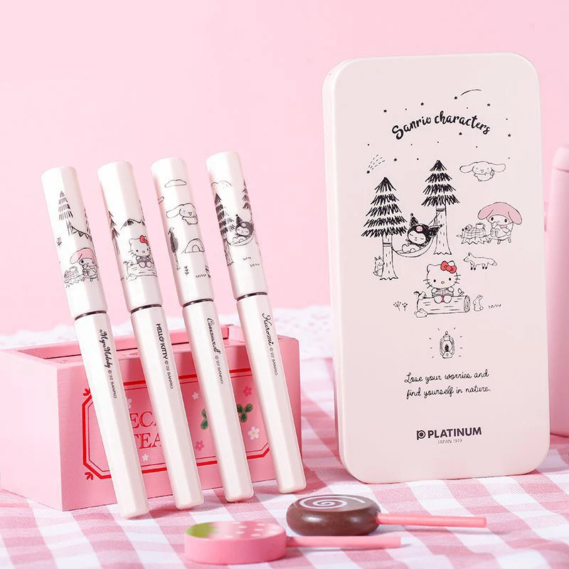 Sanrio Fountain Pen Gift Box Kawaii Hellokitty Kuromi Cinnamoroll Office Student Writing Roller Pen Stationery School Supplies
Sanrio Fountain Pen Gift Box Kawaii Hellokitty Kuromi Cinnamoroll Office Student Writing Roller Pen Stationery School Supplies