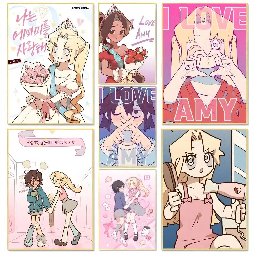 Pretty Cute Anime I Love A-Amy Poster High-Quality Aesthetic Wall Painting Stickers For Dormitory And Living Room Decor
Pretty Cute Anime I Love A-Amy Poster High-Quality Aesthetic Wall Painting Stickers For Dormitory And Living Room Decor