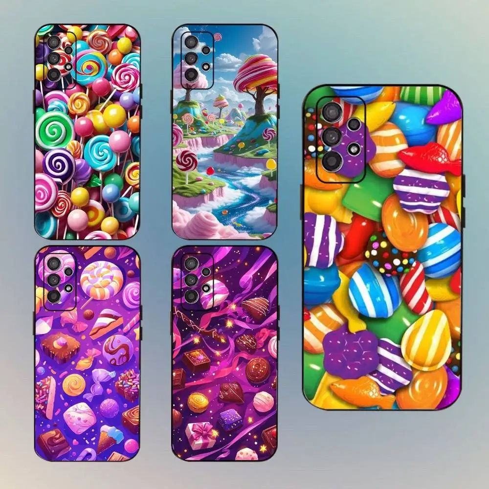 Luxury Candy Painted Phone Case For Samsung Galaxy A13,A21s,A22,A31,A32,A52,A53,A71,A80,Soft Black Shell
Luxury Candy Painted Phone Case For Samsung Galaxy A13,A21s,A22,A31,A32,A52,A53,A71,A80,Soft Black Shell