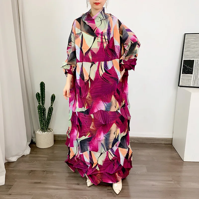 Плиссированное винтажное платье Miyake с бриллиантовым принтом и поясом для женщин, новые кружевные Длинные свободные платья, большие размеры
Плиссированное винтажное платье Miyake с бриллиантовым принтом и поясом для женщин, новые кружевные Длинные свободные платья, большие размеры