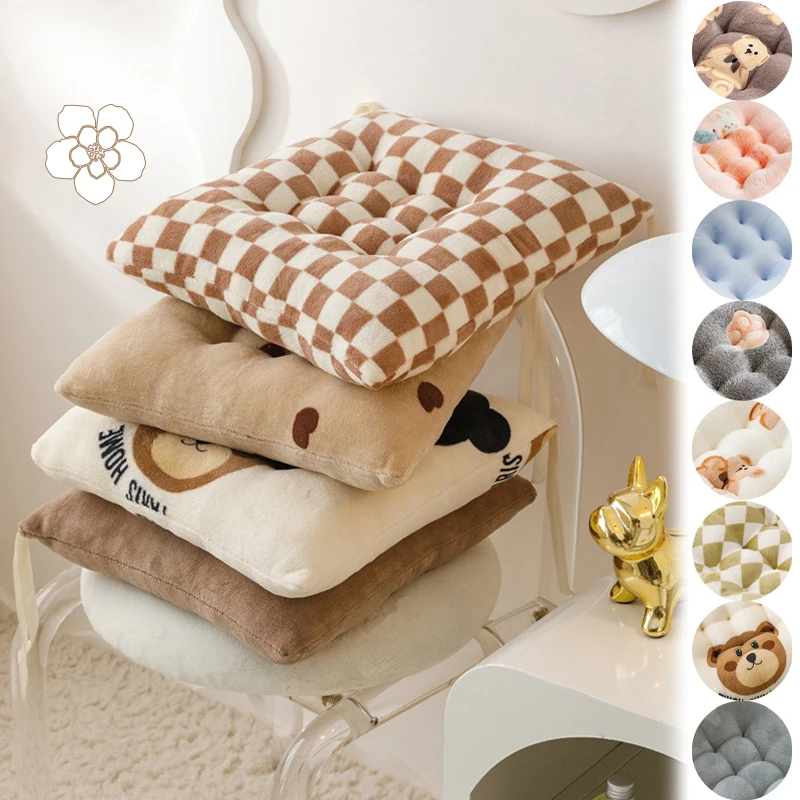 Soft Plush Cartoon Seat Cushion Square Non Slip Thicken Chair Pad for Home Office Car Long Sitting Comfort Milk Velvet Decor
Soft Plush Cartoon Seat Cushion Square Non Slip Thicken Chair Pad for Home Office Car Long Sitting Comfort Milk Velvet Decor