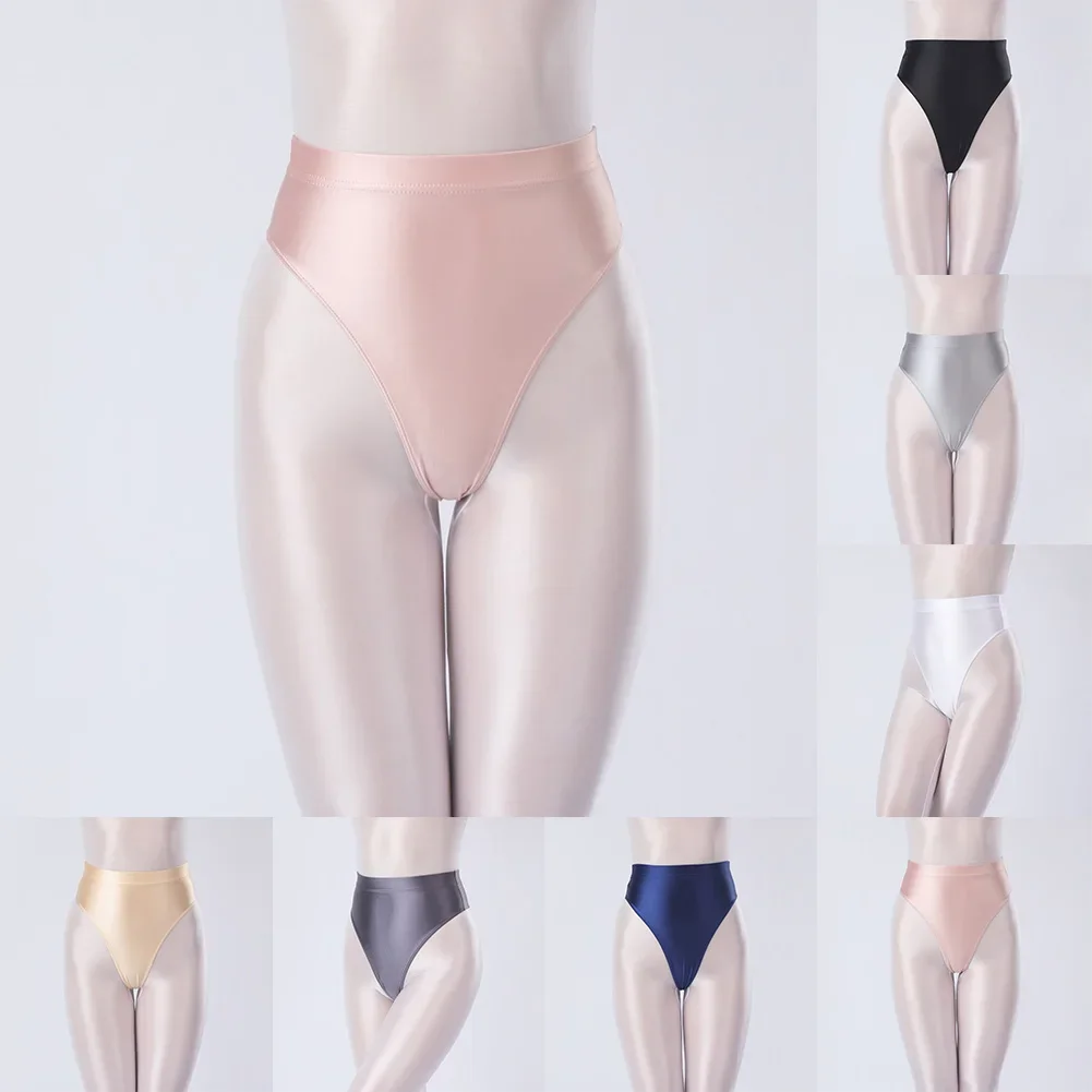 Womens Sexy Lingerie High-waist Shiny Brazilian Underwear Oily Shiny Silky Glossy Stretchy Diamond Girl Tight Women's Panties
Womens Sexy Lingerie High-waist Shiny Brazilian Underwear Oily Shiny Silky Glossy Stretchy Diamond Girl Tight Women's Panties