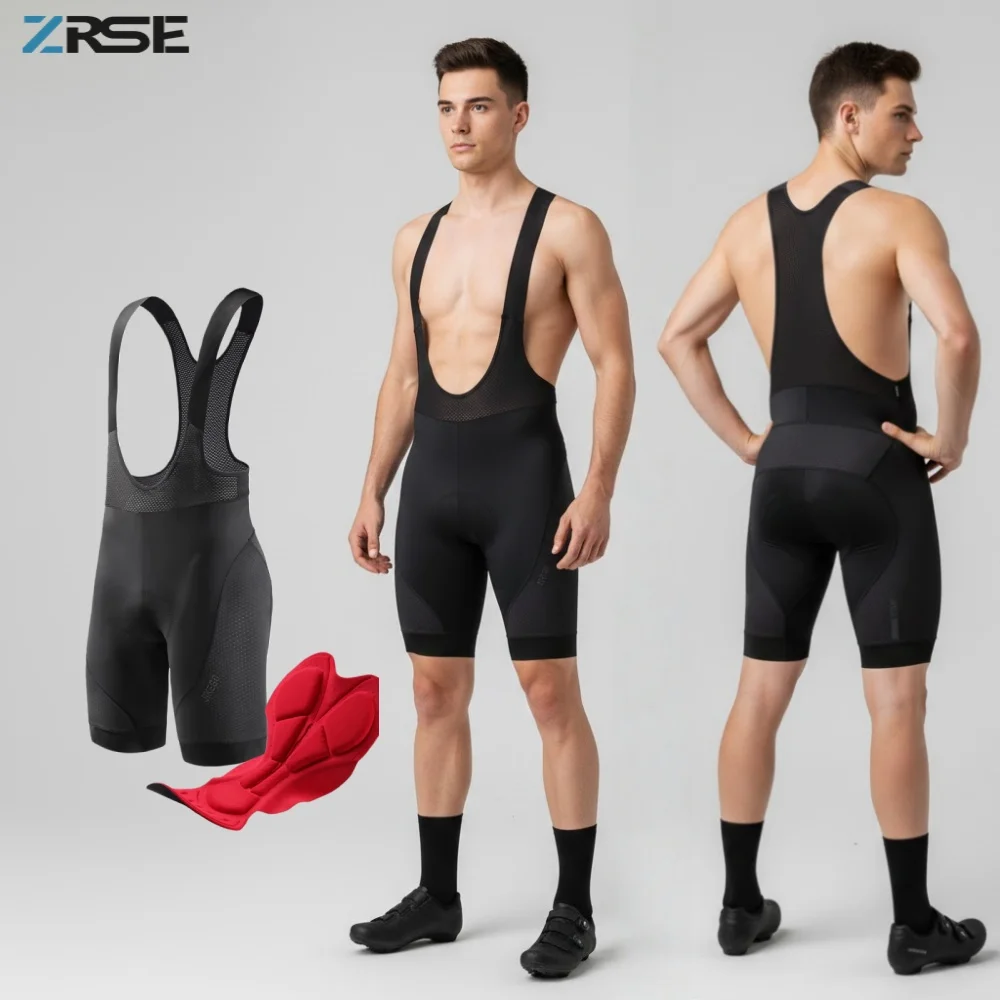 ZRSE Men‘s Cycling Bib Shorts with Breathable Comfort Padded Chamois Reflective Trim & Slim Fit for Mountain Bike Riding
ZRSE Men‘s Cycling Bib Shorts with Breathable Comfort Padded Chamois Reflective Trim & Slim Fit for Mountain Bike Riding