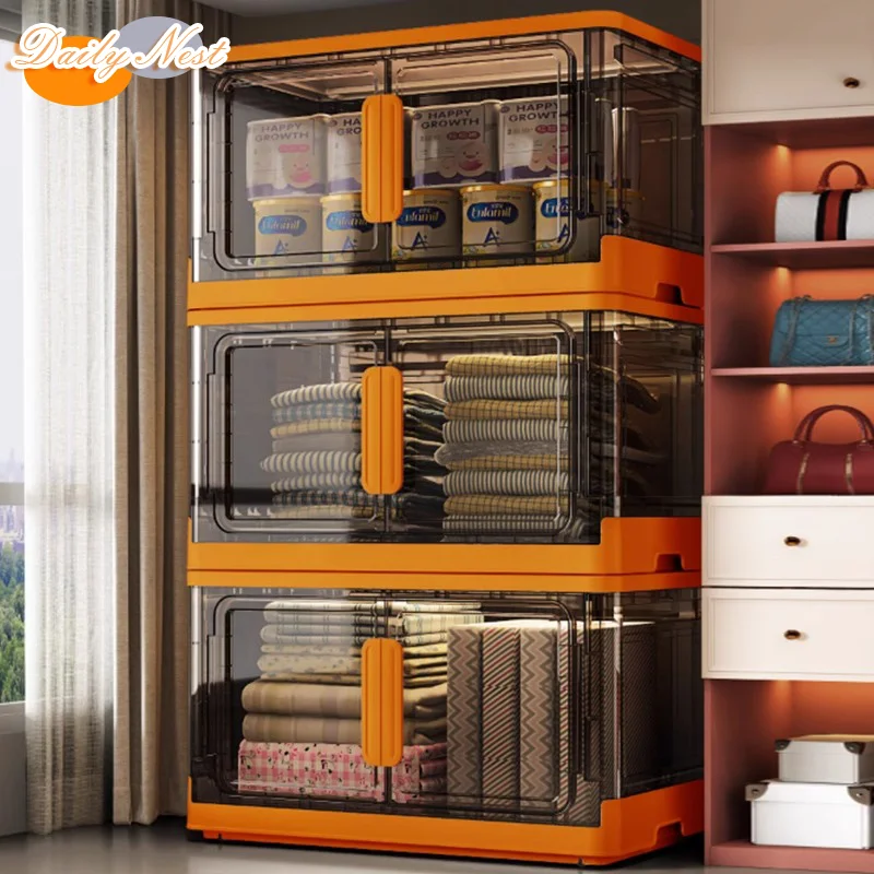 Бытовой складной шкаф для спальни, шкаф для хранения, бесплатная установка, шкафчик для одежды, детский шкаф
Бытовой складной шкаф для спальни, шкаф для хранения, бесплатная установка, шкафчик для одежды, детский шкаф