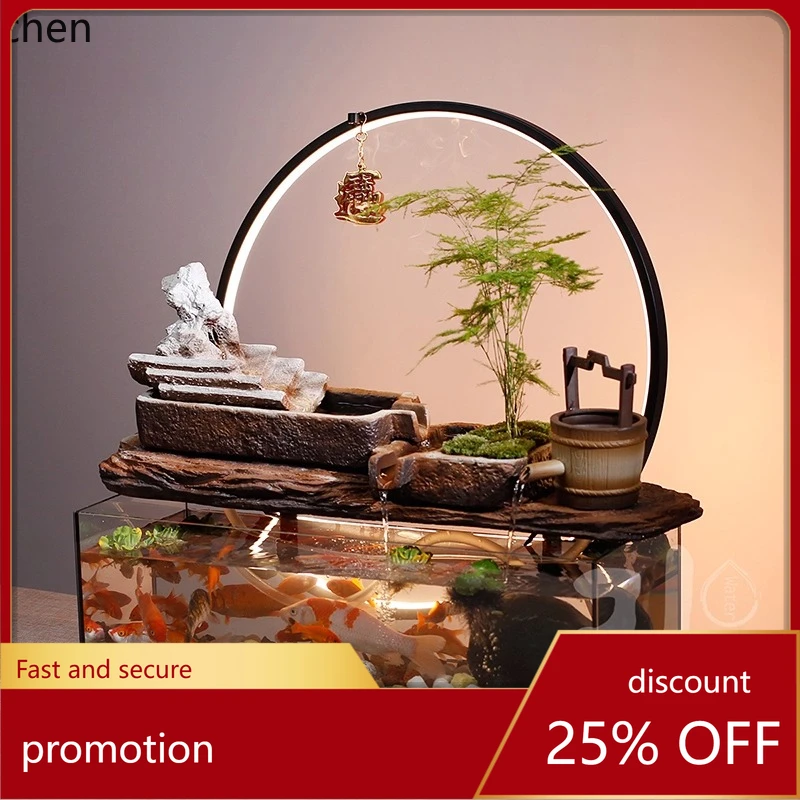 HT Ceramic Glass Fish Tank Flowing Water Living Room Office Desktop Medium Goldfish Tank
HT Ceramic Glass Fish Tank Flowing Water Living Room Office Desktop Medium Goldfish Tank