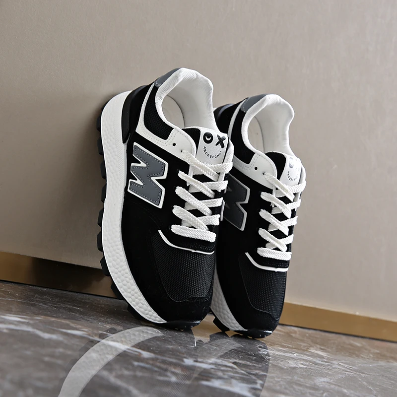 Fashion Black Women's Causal Sneaker Platform Breathable Sneakers Women Designer Shoes Comfort Outdoor Walking Shoes for Women
Fashion Black Women's Causal Sneaker Platform Breathable Sneakers Women Designer Shoes Comfort Outdoor Walking Shoes for Women