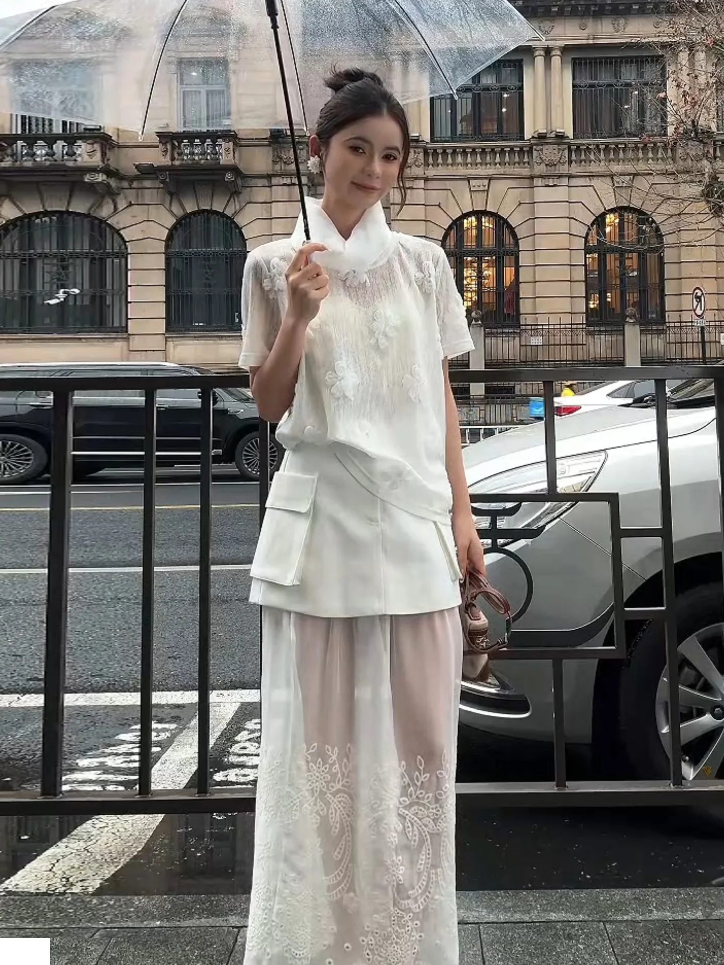 Comfortable Lace Floral Short Sleeve High Collar T-Shirt Women's Fashion Design Spring Summer New Style Casual Standard Fit P...
Comfortable Lace Floral Short Sleeve High Collar T-Shirt Women's Fashion Design Spring Summer New Style Casual Standard Fit P...