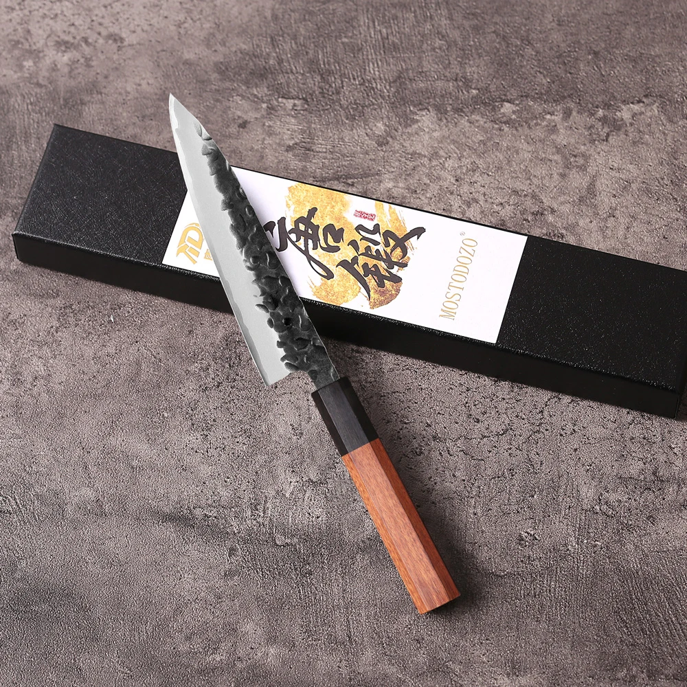 MOSTODOZO 5.5" Kitchen Utility Knife Japanese 3-layer Composite Steel Fruit Peeler Handmade Universal Professional Chef Knife
MOSTODOZO 5.5" Kitchen Utility Knife Japanese 3-layer Composite Steel Fruit Peeler Handmade Universal Professional Chef Knife
