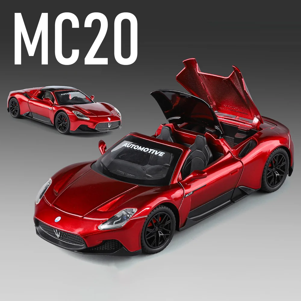 1:24 MC20 Alloy Sportcar Diecast Model Toys Doors Opened Rubber Tire Pull Back Miniature Vehice Desktop Ornament Gift for Friend
1:24 MC20 Alloy Sportcar Diecast Model Toys Doors Opened Rubber Tire Pull Back Miniature Vehice Desktop Ornament Gift for Friend