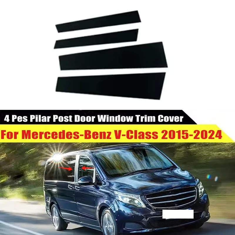 For Mercedes-Benz V-Class Vito W447 220d 2015~2024 Car Window Trim Covers B-Pillars Column External Bright Strip Car Accessories
For Mercedes-Benz V-Class Vito W447 220d 2015~2024 Car Window Trim Covers B-Pillars Column External Bright Strip Car Accessories