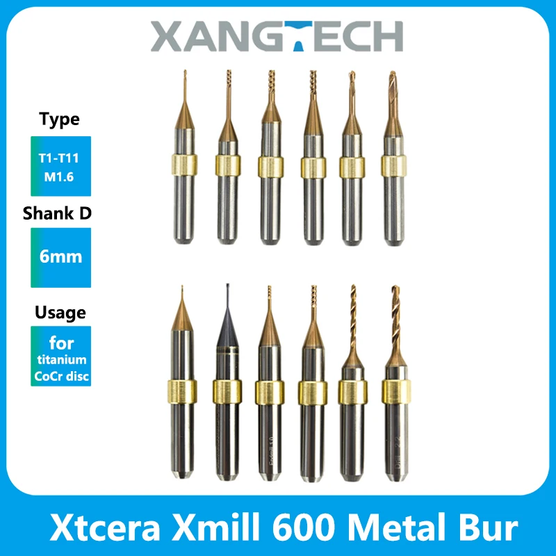 Стоматологические фрезы по металлу Xtcera Xmill 600, фрезы T1-T11 D6 для фрезерного станка Xtcera
Стоматологические фрезы по металлу Xtcera Xmill 600, фрезы T1-T11 D6 для фрезерного станка Xtcera