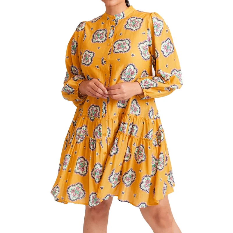 Plus size Bohemian dress, tribal print stand up collar with seven quarter sleeves and open placket shirt, casual dress
Plus size Bohemian dress, tribal print stand up collar with seven quarter sleeves and open placket shirt, casual dress