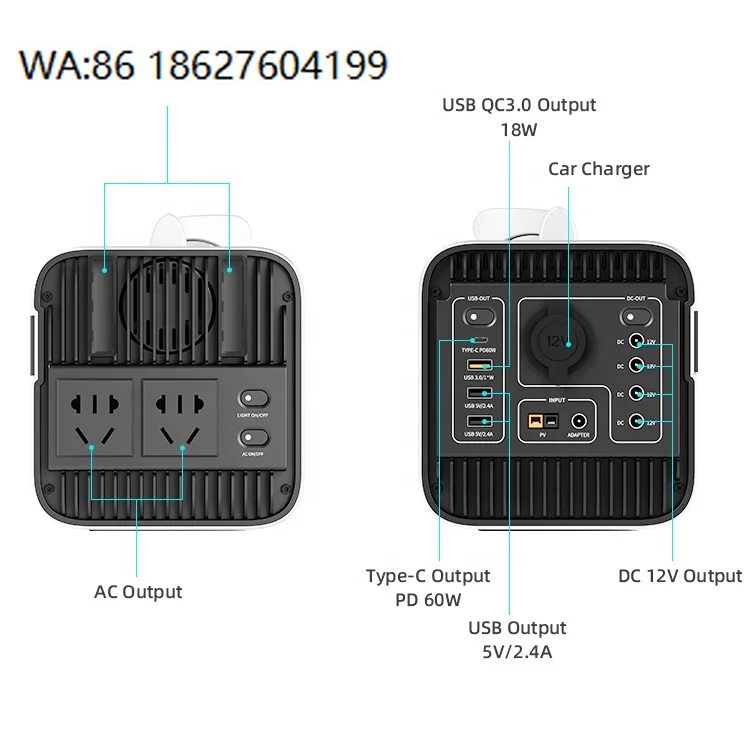 1100W-3000W Multi-watt Solar Power Station, LiFePO4 Battery with PV Panel Home Outdoor Energy Storage
1100W-3000W Multi-watt Solar Power Station, LiFePO4 Battery with PV Panel Home Outdoor Energy Storage