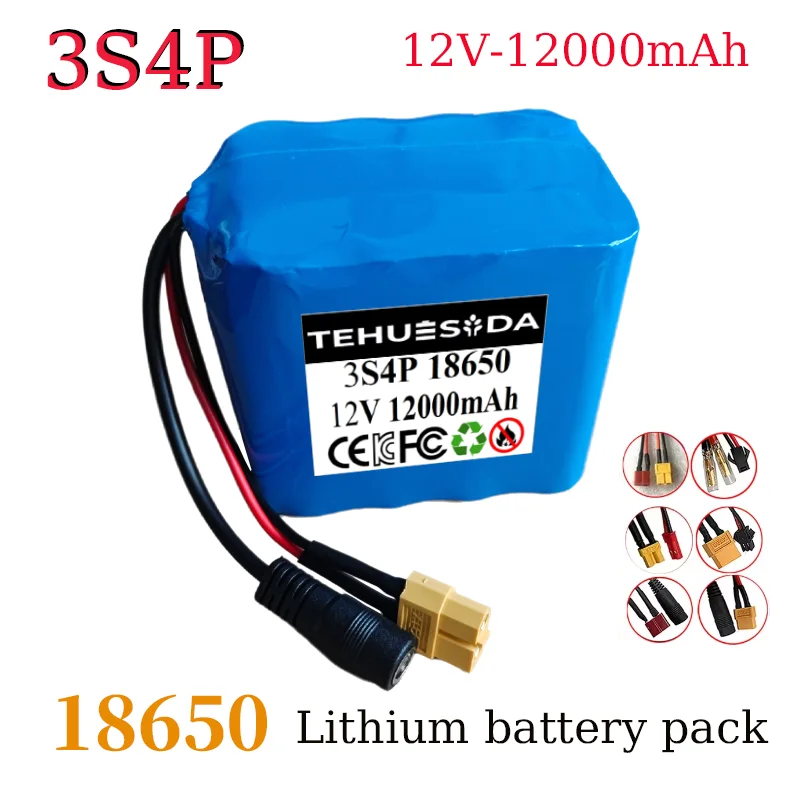 Portable 12V 12Ah Battery Rechargeable Lithium Ion Battery PackSuitable for Home Security CamerasDC Cam Monitor+12.6V Charger
Portable 12V 12Ah Battery Rechargeable Lithium Ion Battery PackSuitable for Home Security CamerasDC Cam Monitor+12.6V Charger