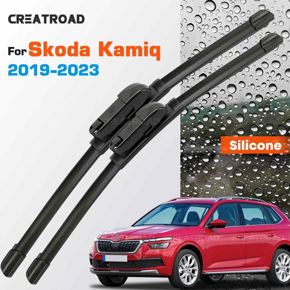 Silicone Wiper Blades Fit For Skoda Kamiq 2019-2026 Coated Silent HD Wear-Resistant Car Windshield Wipers 28"+18"
Silicone Wiper Blades Fit For Skoda Kamiq 2019-2026 Coated Silent HD Wear-Resistant Car Windshield Wipers 28"+18"