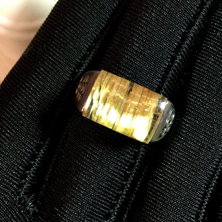 Natural Gold Rutilated Quartz Adjustable Ring 14*10*7.2mm Rectangle Women 925 Silver Yellow Rutilated Beads AAAAAA
Natural Gold Rutilated Quartz Adjustable Ring 14*10*7.2mm Rectangle Women 925 Silver Yellow Rutilated Beads AAAAAA