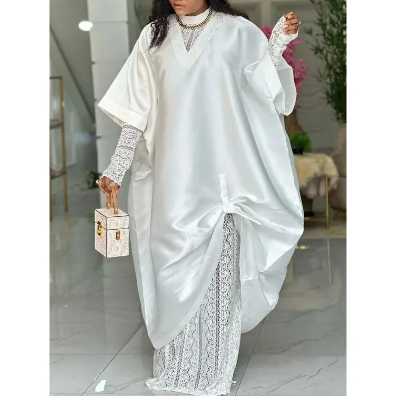 Женский комплект из двух предметов, платья, элегантные блестящие платья, кружевное платье внутри, африканская одежда, осенняя одежда с длинными рукавами, новинка для женщин
Женский комплект из двух предметов, платья, элегантные блестящие платья, кружевное платье внутри, африканская одежда, осенняя одежда с длинными рукавами, новинка для женщин