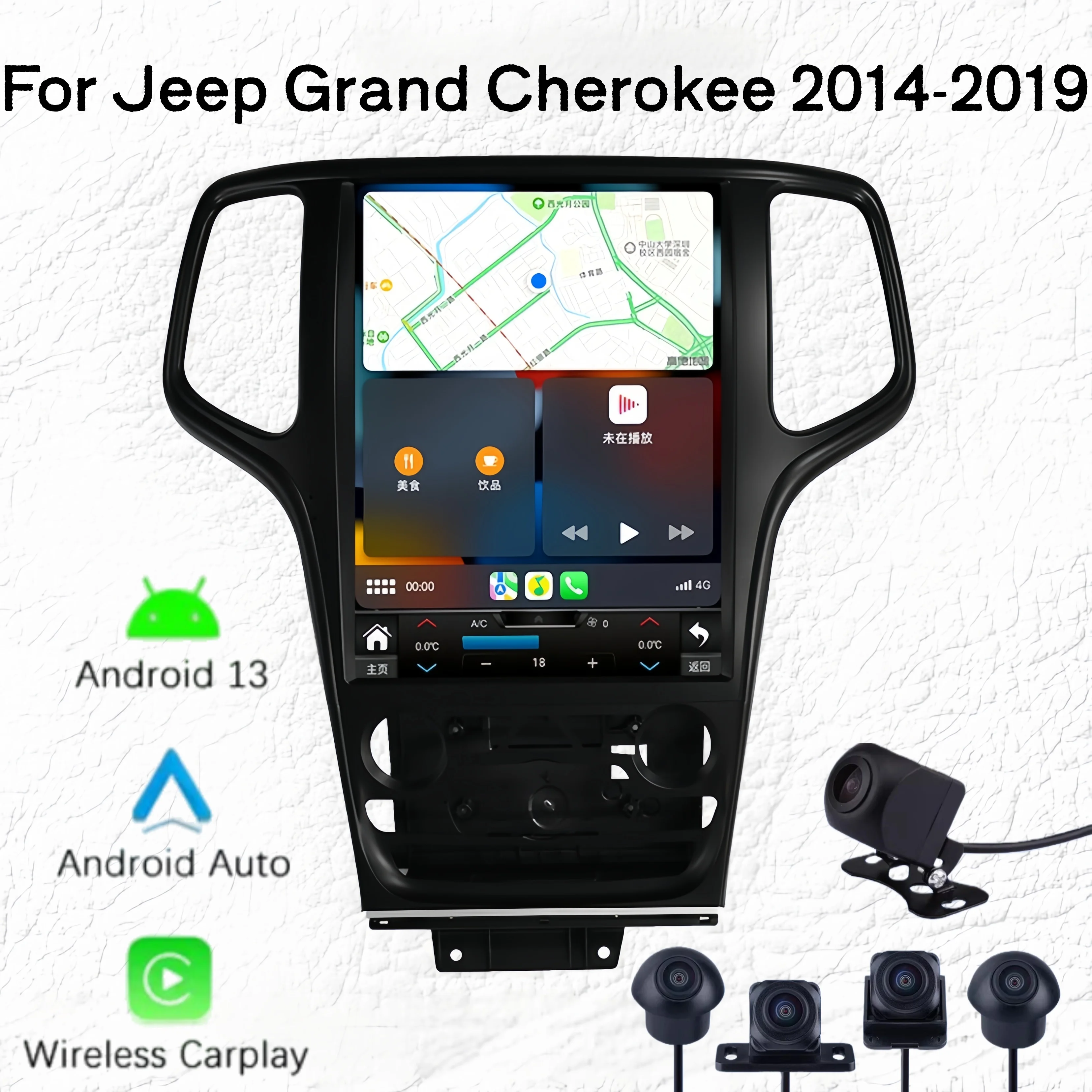 12.8INCH 256GB Android 14 IPS Touch Screen Car Radio GPS Navigation For JEEP Grand Cherokee Stereo Multimedia Video Player
12.8INCH 256GB Android 14 IPS Touch Screen Car Radio GPS Navigation For JEEP Grand Cherokee Stereo Multimedia Video Player