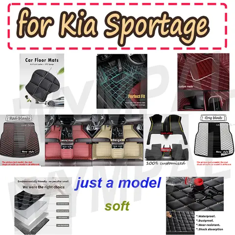 LUXURY Car Mats For Kia Sportage QL MK4 2017~2022 Car Floor Mats