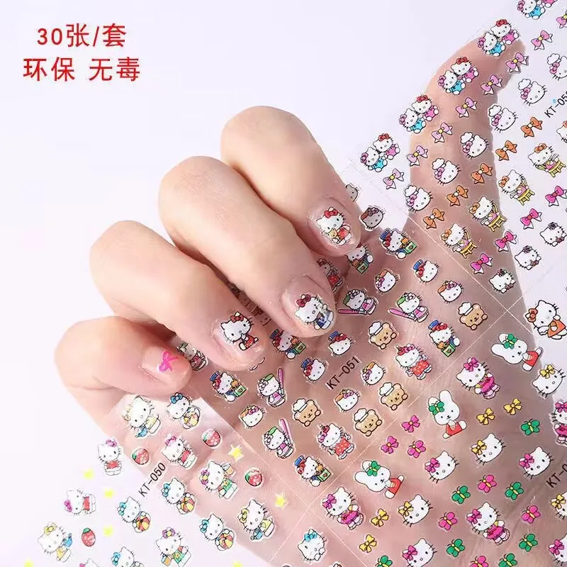 30PCSmini Sanrio Hello Kitty Stickers Wholesale Cartoon Cat Nail Stickers Waterproof Cute Nail Art Stickers Decal Children
30PCSmini Sanrio Hello Kitty Stickers Wholesale Cartoon Cat Nail Stickers Waterproof Cute Nail Art Stickers Decal Children