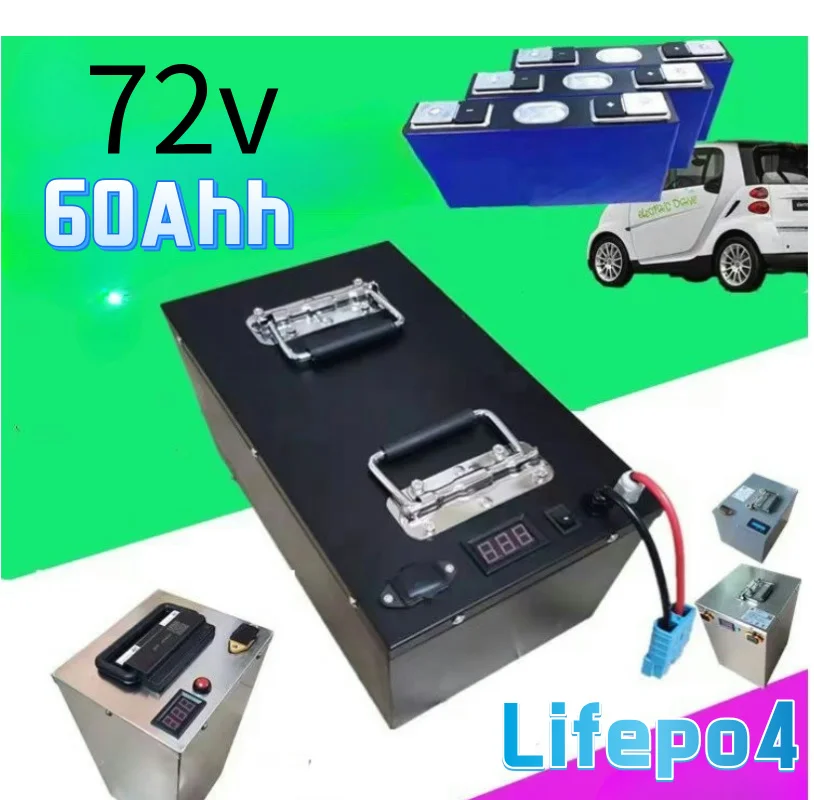 lithium 72V 60Ah lifepo4 battery BMS 24S for 8000W 3500W bicycle bike scooter Motorbike Motorcycle + 10A charger
lithium 72V 60Ah lifepo4 battery BMS 24S for 8000W 3500W bicycle bike scooter Motorbike Motorcycle + 10A charger