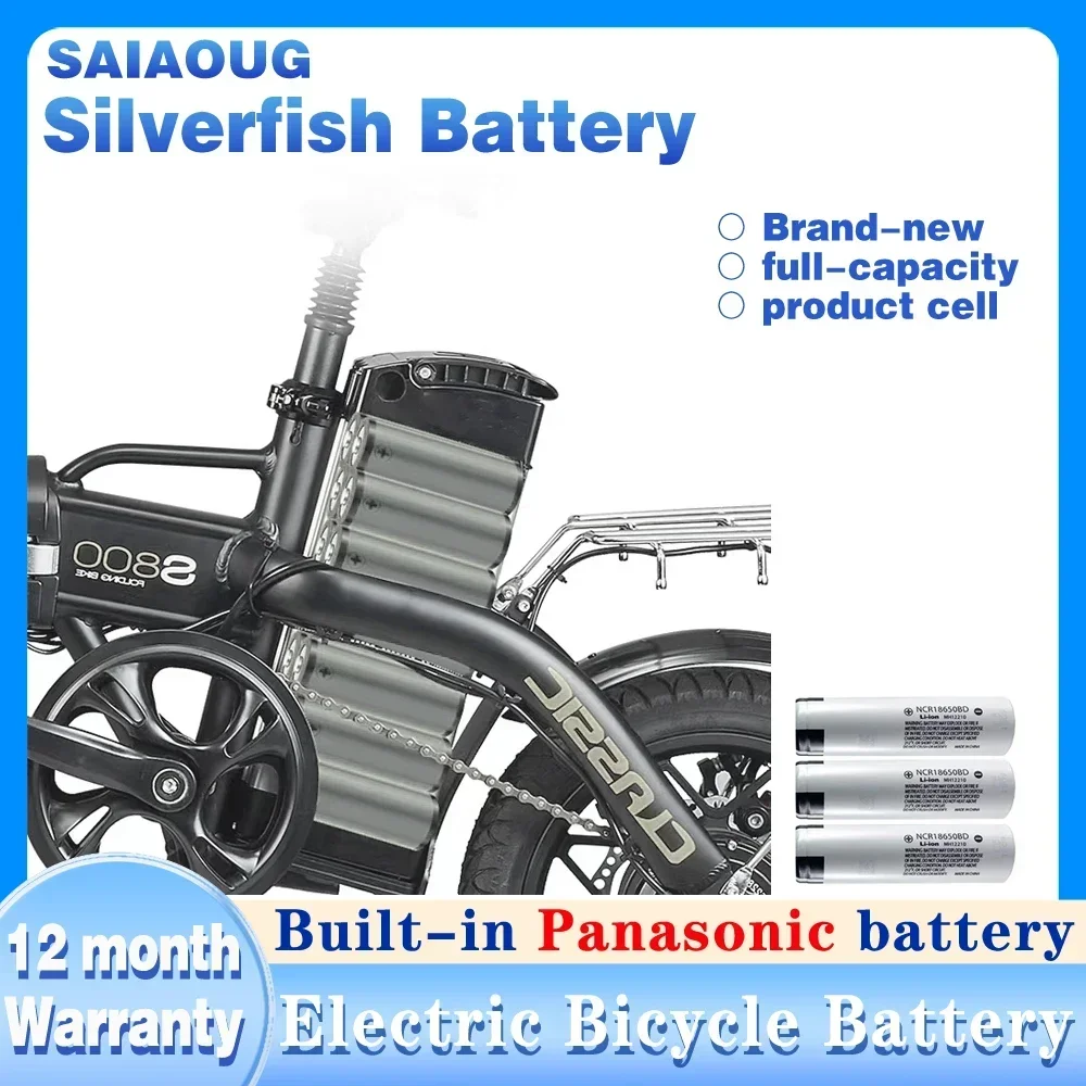Electric Bicycle Lithium Batteries for Silver Fish: 24V - 72V Voltages, Capacities (20Ah, 30Ah, 40Ah, 50Ah) with Security Lock
Electric Bicycle Lithium Batteries for Silver Fish: 24V - 72V Voltages, Capacities (20Ah, 30Ah, 40Ah, 50Ah) with Security Lock