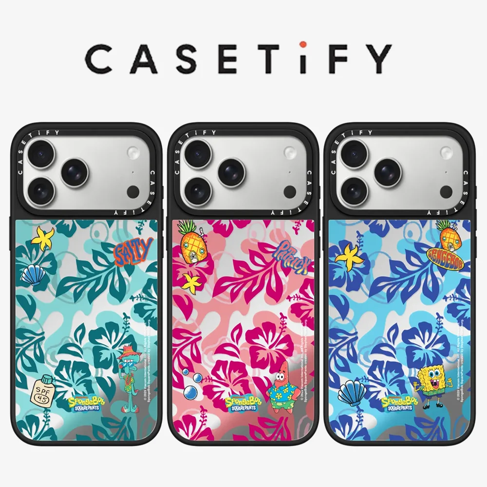 CASETiFY SpongeBob SquarePants Cartoon Series Phone Case for iPhone 17 16 15 14 13 Pro Max Air Plus Magnetic Protect Cover
CASETiFY SpongeBob SquarePants Cartoon Series Phone Case for iPhone 17 16 15 14 13 Pro Max Air Plus Magnetic Protect Cover