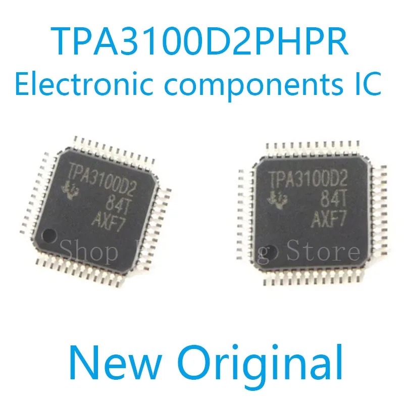 TPA3100D2PHPR TPA3100D2 TPA3100 Code MARKING IC AMP CLSS D STER 21.8W 48HTQFP INTEGRATED CIRCUIT CHIP New Original 5pcs
TPA3100D2PHPR TPA3100D2 TPA3100 Code MARKING IC AMP CLSS D STER 21.8W 48HTQFP INTEGRATED CIRCUIT CHIP New Original 5pcs