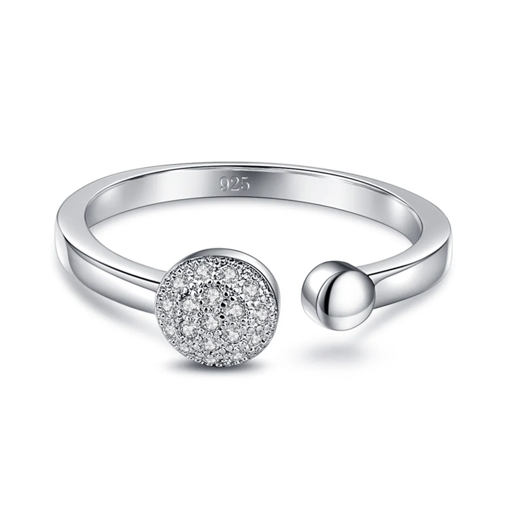 New Fashion 925 Sterling Silver Adjustable Ring Inlay Cubic Zircon Wedding Rings For Women Engagement Female Party Jewelry Gift
New Fashion 925 Sterling Silver Adjustable Ring Inlay Cubic Zircon Wedding Rings For Women Engagement Female Party Jewelry Gift