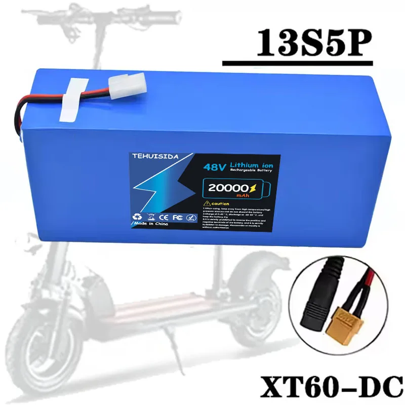 48V 20Ah Built-in Battery 13S5P, with BMS, 500W 750W 1000W Electric Mobile Tool 18650 Lithium Battery+charger 54.6V 2A
48V 20Ah Built-in Battery 13S5P, with BMS, 500W 750W 1000W Electric Mobile Tool 18650 Lithium Battery+charger 54.6V 2A