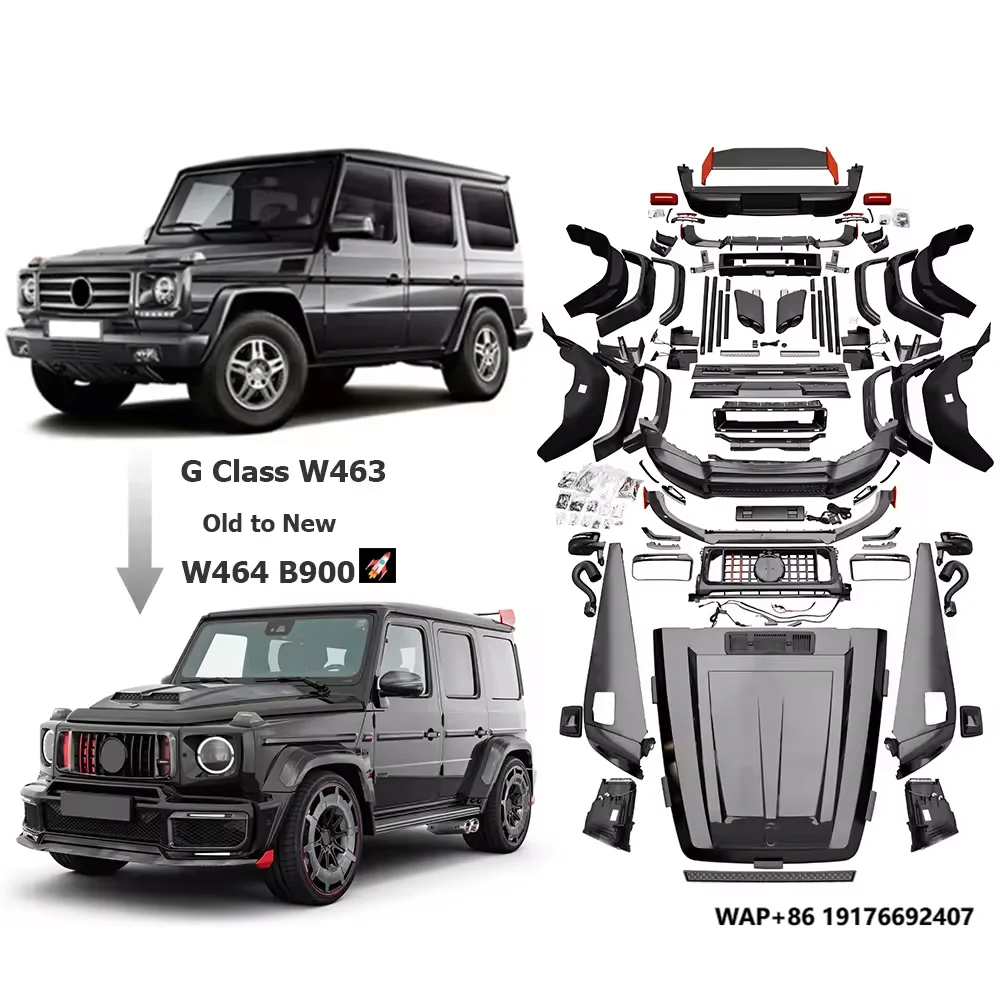 Hot Sell G Class W463 Upgrade to W464 W463A New BA B900 KO Style Old to New Body Kit
Hot Sell G Class W463 Upgrade to W464 W463A New BA B900 KO Style Old to New Body Kit