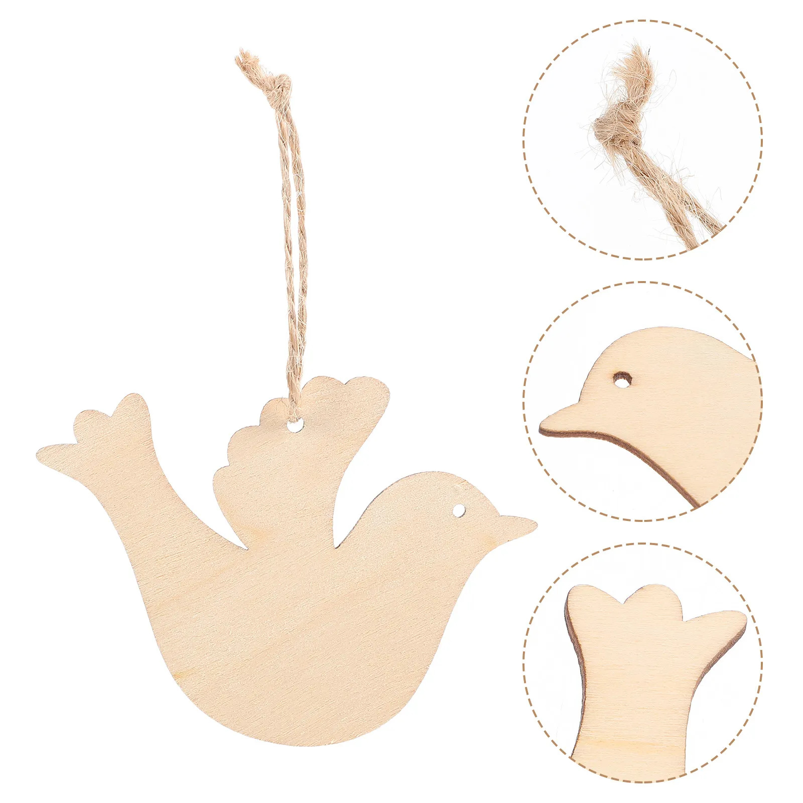 20Pcs Wood Bird Ornaments Unpainted Bird Shaped Cutouts with Rope for Wedding Birthday Decorations DIY Wooden Tags Natural Wood
20Pcs Wood Bird Ornaments Unpainted Bird Shaped Cutouts with Rope for Wedding Birthday Decorations DIY Wooden Tags Natural Wood