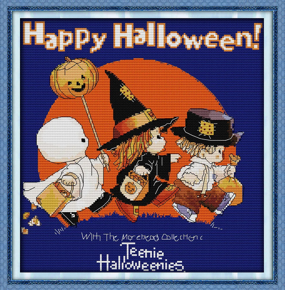 Joy Sunday New Stamped Cross Stitch Ki,11CT/14CT/16CTDIY Easy Pattern Aida Fabric Embroidery Set-Happy Halloween (2)
Joy Sunday New Stamped Cross Stitch Ki,11CT/14CT/16CTDIY Easy Pattern Aida Fabric Embroidery Set-Happy Halloween (2)