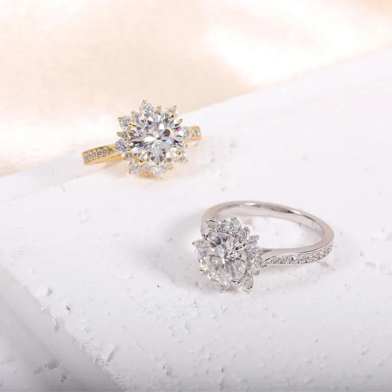 2CT Moissanite Engagement Rings For Women 925 Stering Silver Plated 18K White Golden Customized Ring Women's Jewelry Girlfriend
2CT Moissanite Engagement Rings For Women 925 Stering Silver Plated 18K White Golden Customized Ring Women's Jewelry Girlfriend