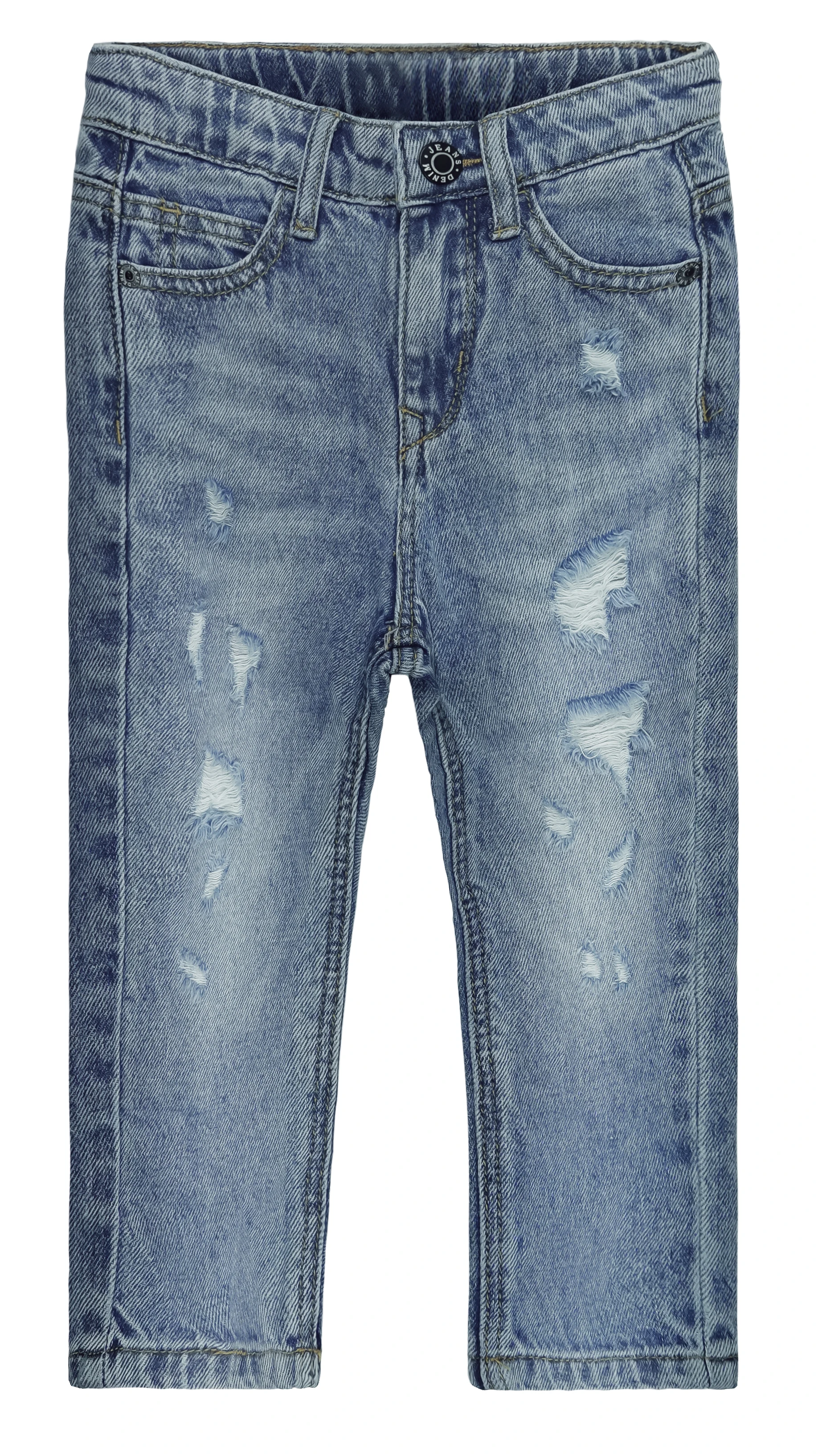 KIDSCOOL SPACE Baby Little Boys Jeans,Elastic Band Inside Straight Fit Ripped Denim Pants,Light Blue
KIDSCOOL SPACE Baby Little Boys Jeans,Elastic Band Inside Straight Fit Ripped Denim Pants,Light Blue