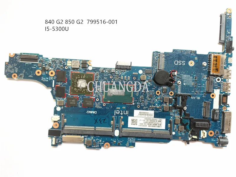 799516 -001 для HP EliteBook 840 G2 i5-5300U 2,30 ГГц DDR3L, системная материнская плата для ноутбука 6050A 2637901
799516 -001 для HP EliteBook 840 G2 i5-5300U 2,30 ГГц DDR3L, системная материнская плата для ноутбука 6050A 2637901