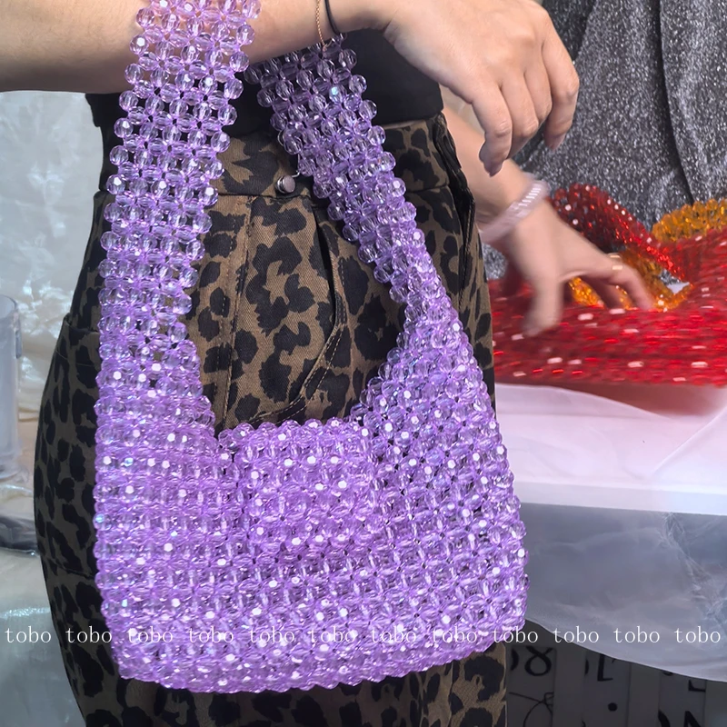 New Original Beaded Woven Hobos Female Large Capacity Hollow Out Beaded Casual Women's Cosmetic Bag Beach Beaded Hand Bag
New Original Beaded Woven Hobos Female Large Capacity Hollow Out Beaded Casual Women's Cosmetic Bag Beach Beaded Hand Bag