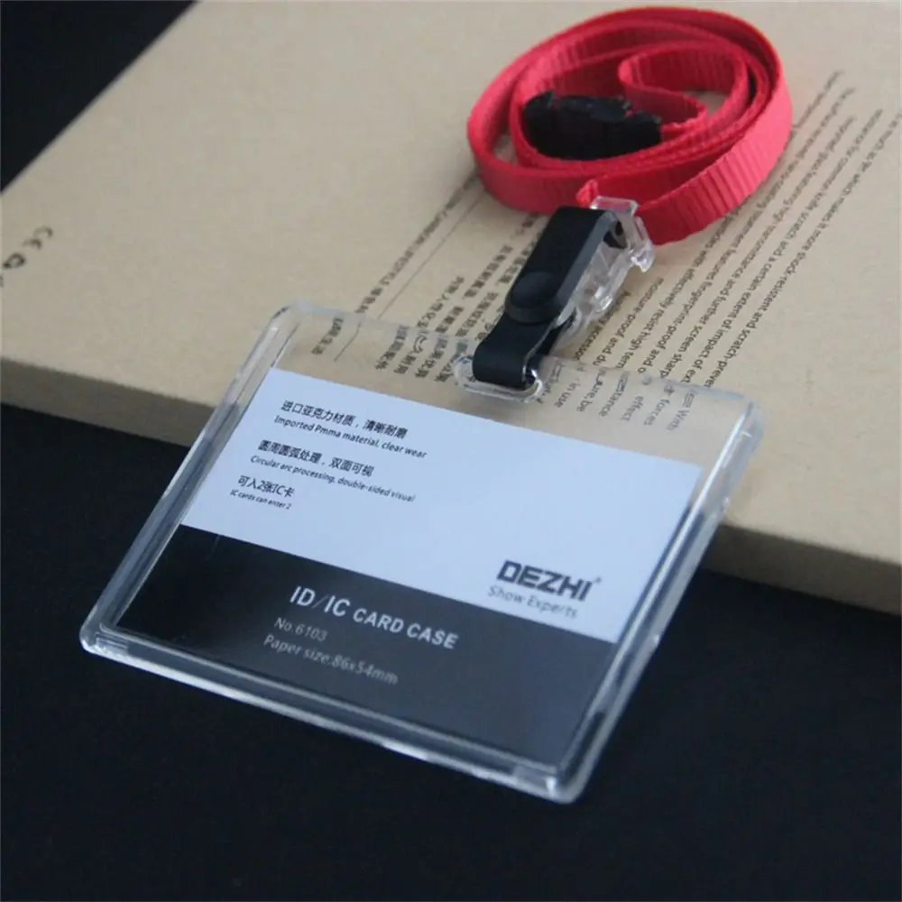 Work Identity ID Card Holder Employee Card with Lanyard Business Card Holder Neck Straps Business Name Card Cover Women Men
Work Identity ID Card Holder Employee Card with Lanyard Business Card Holder Neck Straps Business Name Card Cover Women Men