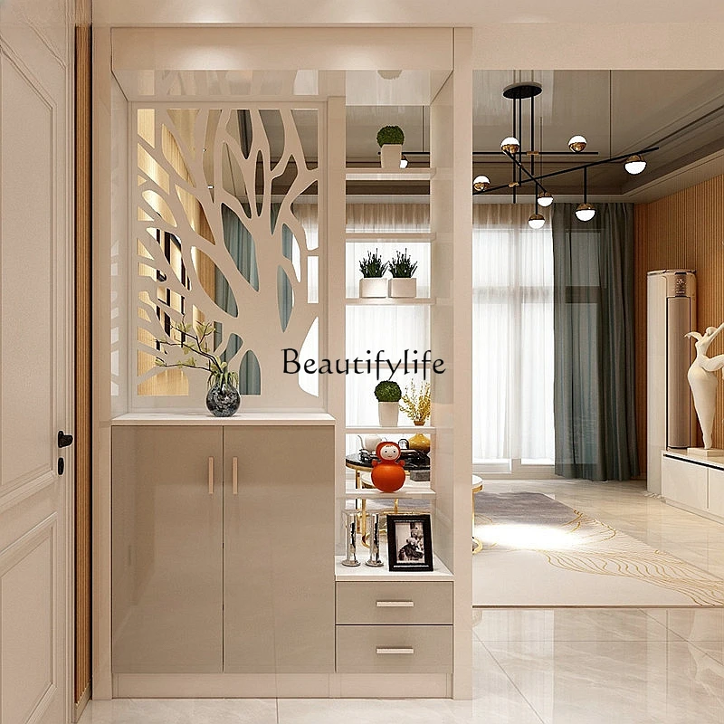Modern Hallway Hallway Living Room Decoration Hallway Shoe Cabinet White Paint Decorative Screen
Modern Hallway Hallway Living Room Decoration Hallway Shoe Cabinet White Paint Decorative Screen