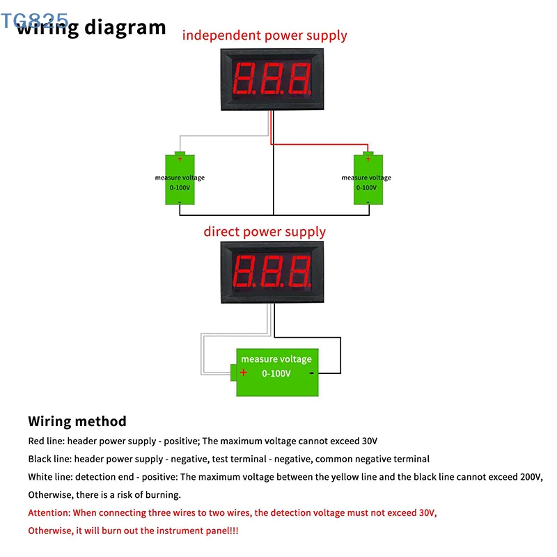 【AN】【AN】Digital Voltmeter DC 100V 10A Voltmeter Ammeter Dual Digital Volt Meter Gauge Electromobile Motorcycle Car
【AN】【AN】Digital Voltmeter DC 100V 10A Voltmeter Ammeter Dual Digital Volt Meter Gauge Electromobile Motorcycle Car